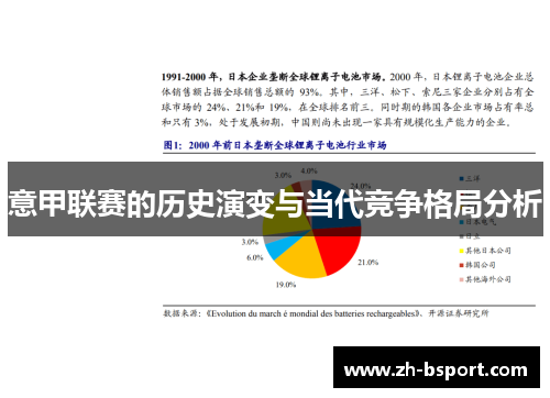 意甲联赛的历史演变与当代竞争格局分析 意甲联赛的历史演变与当代竞争格局分析