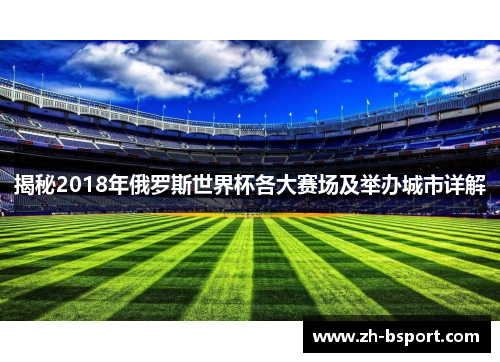 揭秘2018年俄罗斯世界杯各大赛场及举办城市详解