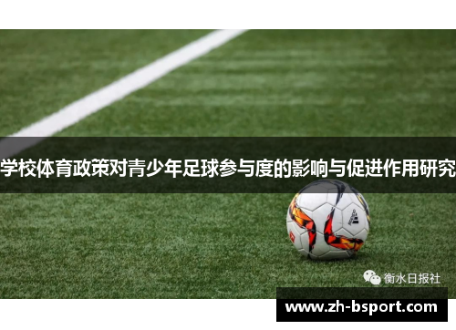 学校体育政策对青少年足球参与度的影响与促进作用研究